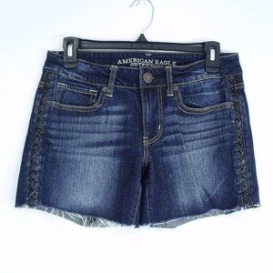 American Eagle Stretch Jean Shorts 6